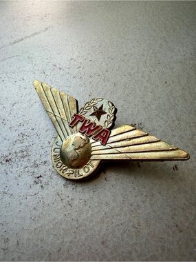 TWA Junior Pilot Wings Aviation Pin